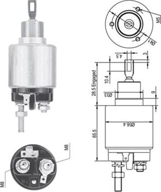 Magneti Marelli 940113050325 - Magneettikytkin, käynnistin inparts.fi