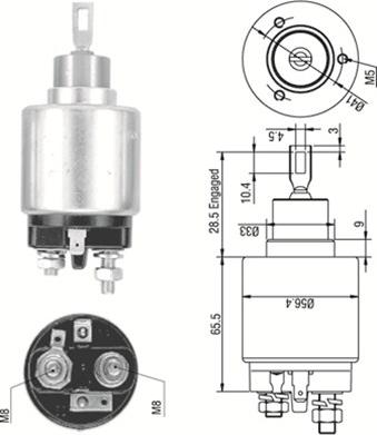 Magneti Marelli 940113050321 - Magneettikytkin, käynnistin inparts.fi