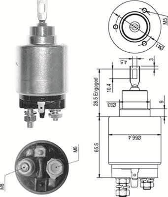 Magneti Marelli 940113050327 - Magneettikytkin, käynnistin inparts.fi