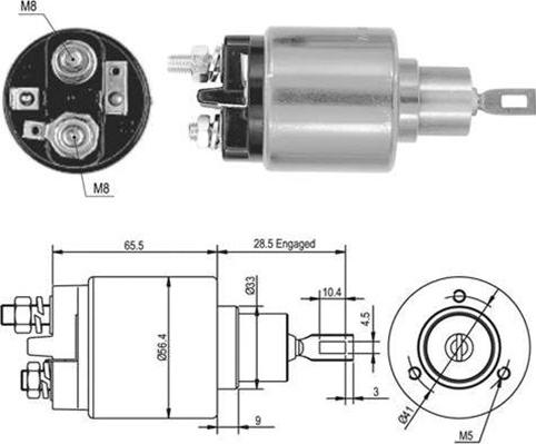 Magneti Marelli 940113050379 - Magneettikytkin, käynnistin inparts.fi