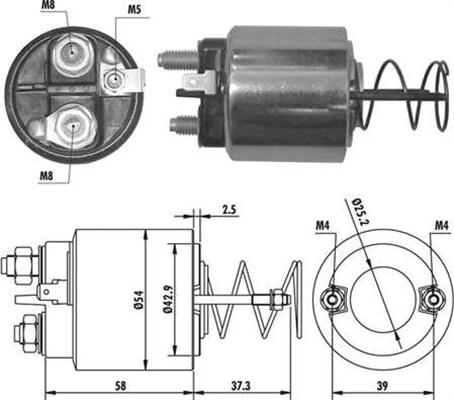 Magneti Marelli 940113050371 - Magneettikytkin, käynnistin inparts.fi