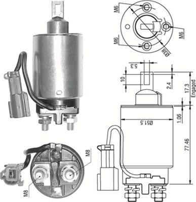 Magneti Marelli 940113050292 - Magneettikytkin, käynnistin inparts.fi