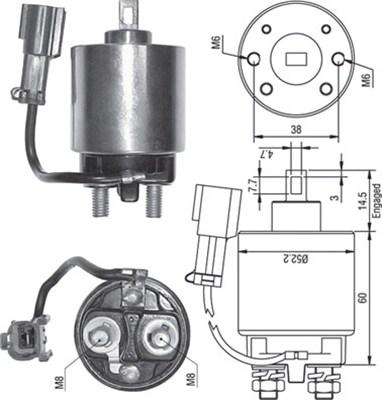 Magneti Marelli 940113050244 - Magneettikytkin, käynnistin inparts.fi