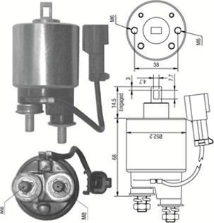 Magneti Marelli 940113050243 - Magneettikytkin, käynnistin inparts.fi