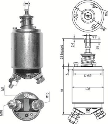 Magneti Marelli 940113050254 - Magneettikytkin, käynnistin inparts.fi