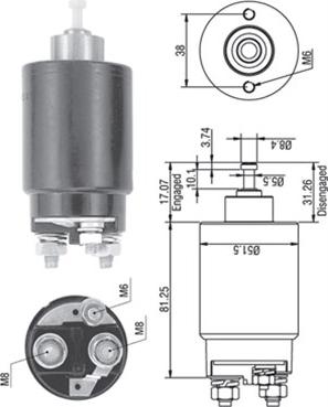 Magneti Marelli 940113050264 - Magneettikytkin, käynnistin inparts.fi