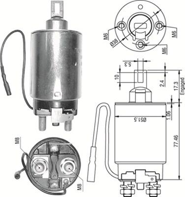 Magneti Marelli 940113050289 - Magneettikytkin, käynnistin inparts.fi