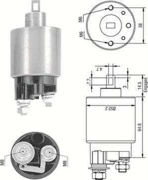 Magneti Marelli 940113050239 - Magneettikytkin, käynnistin inparts.fi