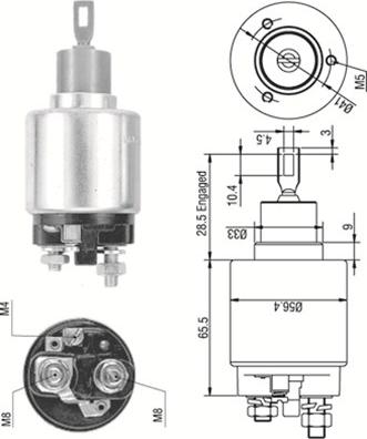 Magneti Marelli 940113050274 - Magneettikytkin, käynnistin inparts.fi