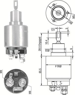 Magneti Marelli 940113050270 - Magneettikytkin, käynnistin inparts.fi