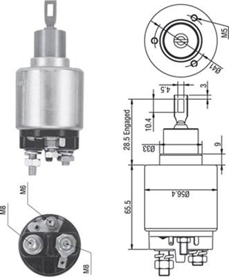 Magneti Marelli 940113050271 - Magneettikytkin, käynnistin inparts.fi