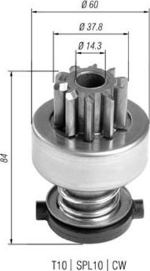 Magneti Marelli 940113020403 - Hammaspyörä, käynnistys inparts.fi