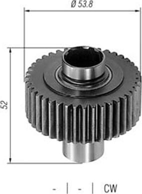 Magneti Marelli 940113020418 - Hammaspyörä, käynnistys inparts.fi