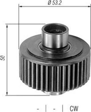 Magneti Marelli 940113020417 - Hammaspyörä, käynnistys inparts.fi