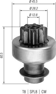 Magneti Marelli 940113020097 - Hammaspyörä, käynnistys inparts.fi