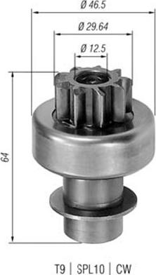 Magneti Marelli 940113020043 - Hammaspyörä, käynnistys inparts.fi