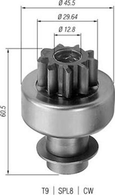 Magneti Marelli 940113020037 - Hammaspyörä, käynnistys inparts.fi