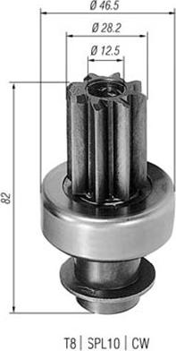 Magneti Marelli 940113020144 - Hammaspyörä, käynnistys inparts.fi