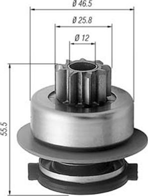 Magneti Marelli 940113020256 - Hammaspyörä, käynnistys inparts.fi