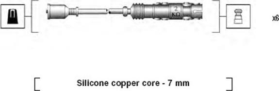 Magneti Marelli 941455010942 - Sytytysjohtosarja inparts.fi