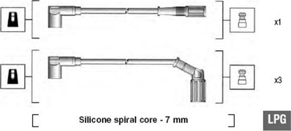 Magneti Marelli 941095940632 - Sytytysjohtosarja inparts.fi