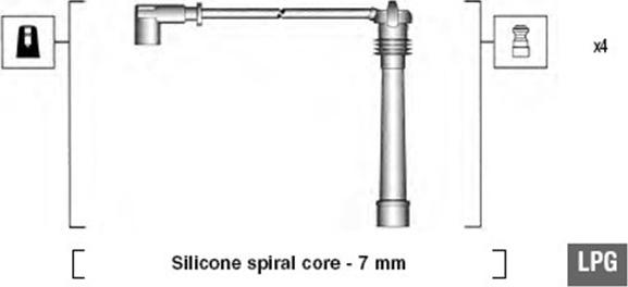 Magneti Marelli 941095910629 - Sytytysjohtosarja inparts.fi