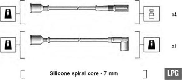 Magneti Marelli 941095920630 - Sytytysjohtosarja inparts.fi