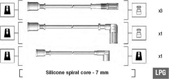 Magneti Marelli 941095480591 - Sytytysjohtosarja inparts.fi