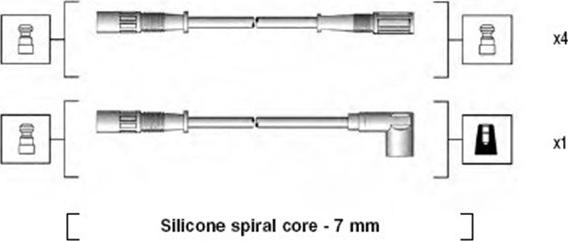 Magneti Marelli 941095470590 - Sytytysjohtosarja inparts.fi