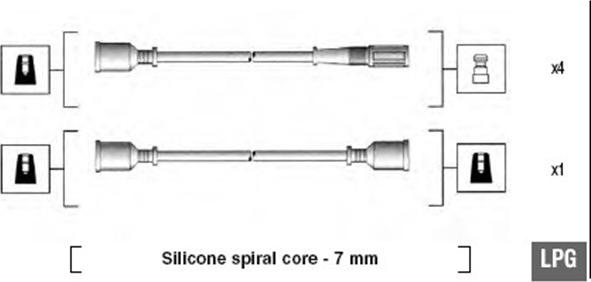 Magneti Marelli 941095560596 - Sytytysjohtosarja inparts.fi