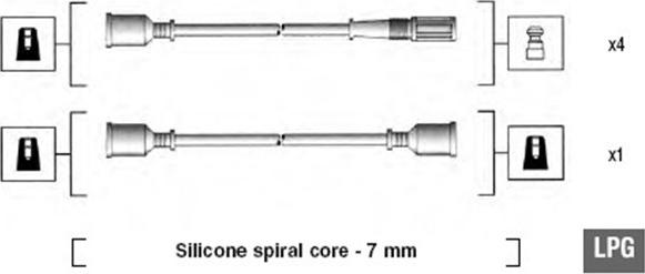 Magneti Marelli 941095580598 - Sytytysjohtosarja inparts.fi