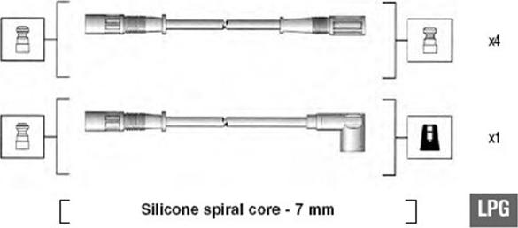 Magneti Marelli 941095610601 - Sytytysjohtosarja inparts.fi