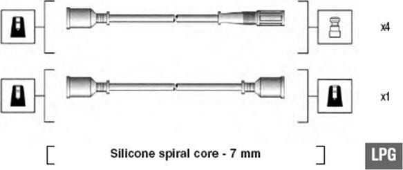 Magneti Marelli 941095000580 - Sytytysjohtosarja inparts.fi