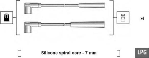 Magneti Marelli 941095100582 - Sytytysjohtosarja inparts.fi