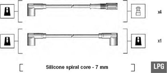 Magneti Marelli 941095860624 - Sytytysjohtosarja inparts.fi