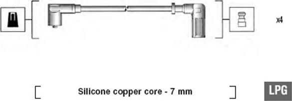 Magneti Marelli 941095870625 - Sytytysjohtosarja inparts.fi