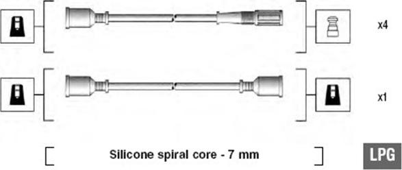 Magneti Marelli 941095340585 - Sytytysjohtosarja inparts.fi