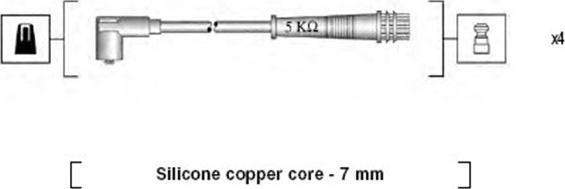 Magneti Marelli 941095790617 - Sytytysjohtosarja inparts.fi