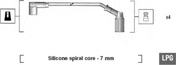 Magneti Marelli 941095700609 - Sytytysjohtosarja inparts.fi