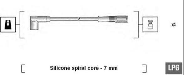 Magneti Marelli 941095780616 - Sytytysjohtosarja inparts.fi