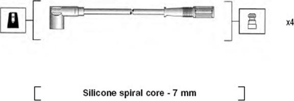 Magneti Marelli 941095720610 - Sytytysjohtosarja inparts.fi