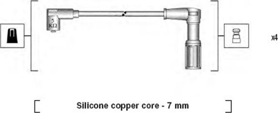 Magneti Marelli 941095770615 - Sytytysjohtosarja inparts.fi