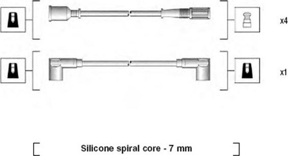 Magneti Marelli 941065040540 - Sytytysjohtosarja inparts.fi