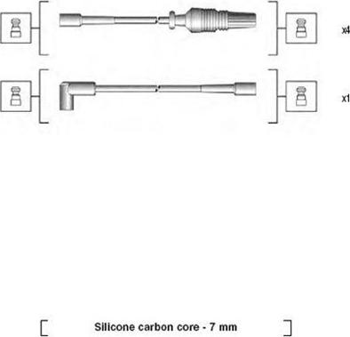 Magneti Marelli 941085160568 - Sytytysjohtosarja inparts.fi