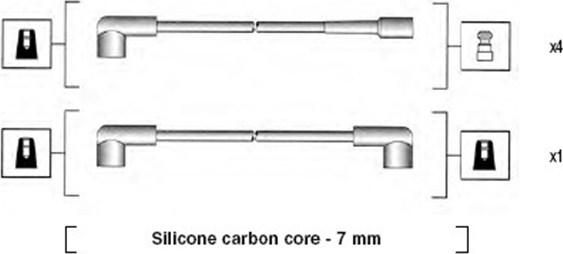 Magneti Marelli 941085120564 - Sytytysjohtosarja inparts.fi