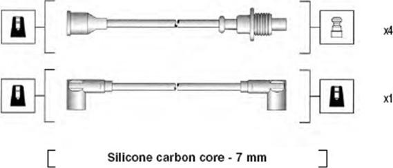 Magneti Marelli 941085230573 - Sytytysjohtosarja inparts.fi