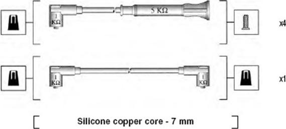 Magneti Marelli 941075000544 - Sytytysjohtosarja inparts.fi