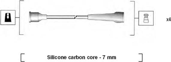 Magneti Marelli 941145430740 - Sytytysjohtosarja inparts.fi