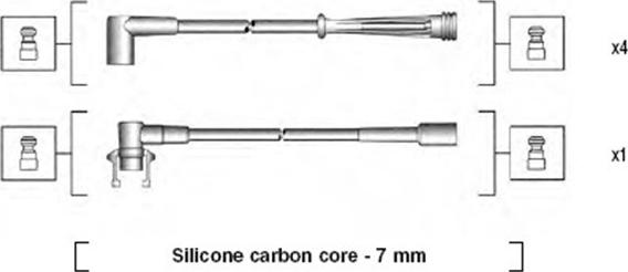 Magneti Marelli 941145140711 - Sytytysjohtosarja inparts.fi