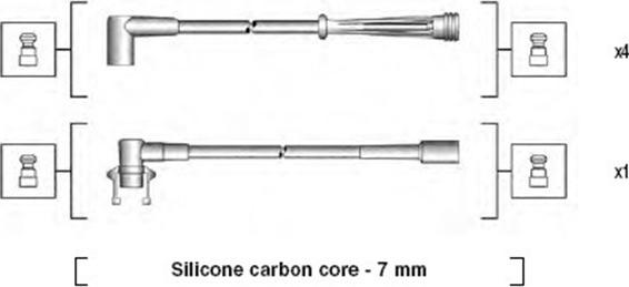 Magneti Marelli 941145170714 - Sytytysjohtosarja inparts.fi